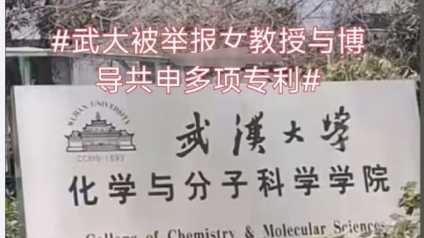 武汉大学又爆丑闻 女博士靠“权色交易”3年成教授