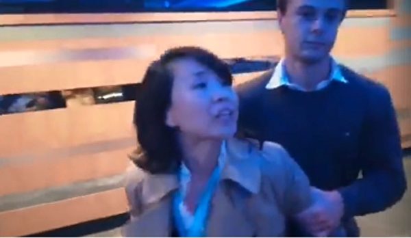掌掴男子 央视女记者孔琳琳在英国获罪