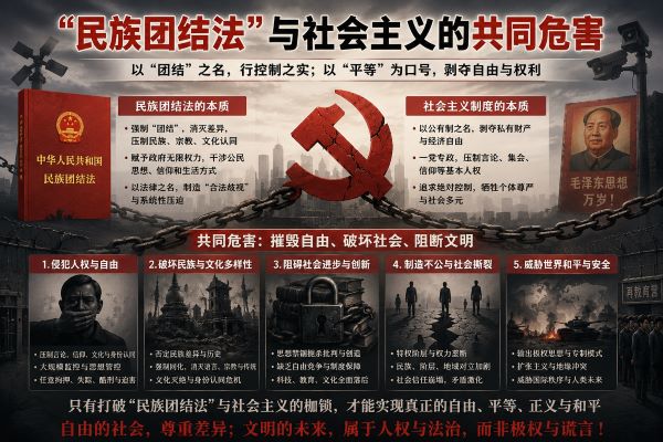 中共“民族团结法”与社会主义的共同危害