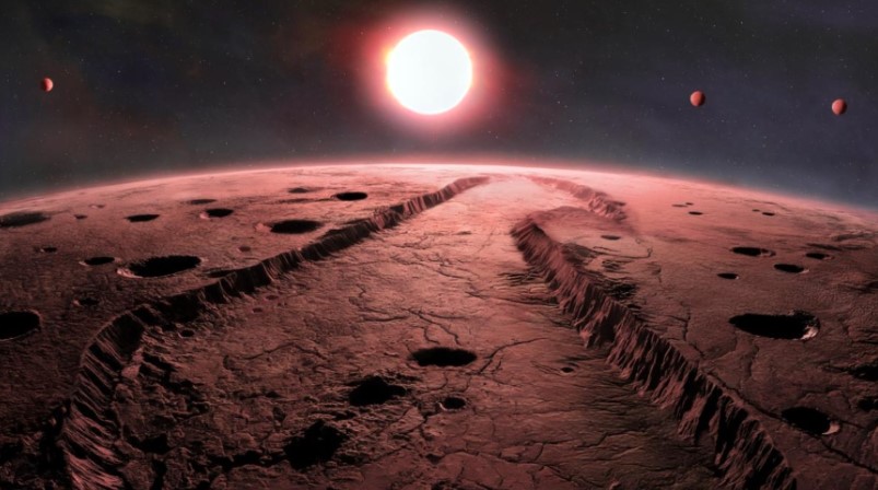 距太阳最近的巴纳德星被发现有4颗小型行星